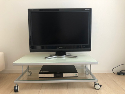 【値下げ】32型テレビ、ブルーレイ、テレビ台　3点セット　SHARP