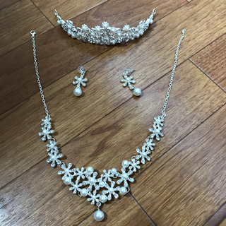 美品　ネックレス　ウェディング　アクセサリー　セット