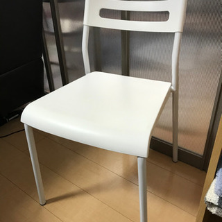 イス　椅子　ホワイト　白