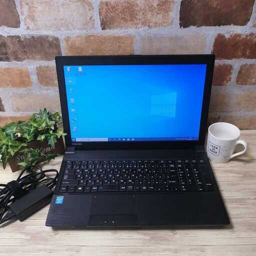 TOSHIBA SSD 256GB CPU i3 メモリ 8GB ノートパソコン テレワーク 在宅勤務 管理番号:3.21.03