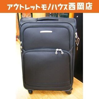 キャリーケース スーツケース 黒 布 TRAVEL EXPERT...