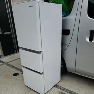 織り柄チェック Hisense 冷蔵庫 HR-D2801W 282L 2020年製 G718