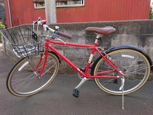 赤い自転車