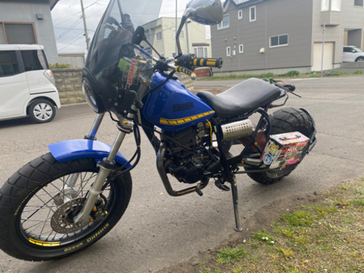 他バイクとの交換も可 TW200  ディスクブレーキ 後期フルカスタム スカチューン ロンスイ 実働 バイク