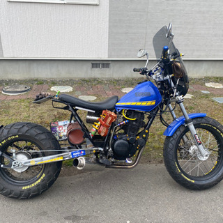 他バイクとの交換も可 TW200  ディスクブレーキ 後期フルカスタム スカチューン ロンスイ 実働 バイク