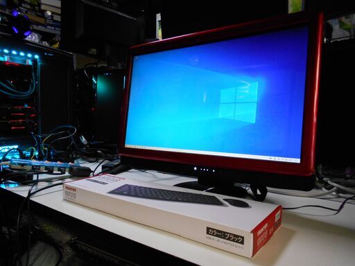 一体型デスクトップパソコン 富士通 DESKTPOWER Windows10 64Bit ブルーレイドライブ搭載 タッチパネル対応 新品キーボード\u0026マウス付
