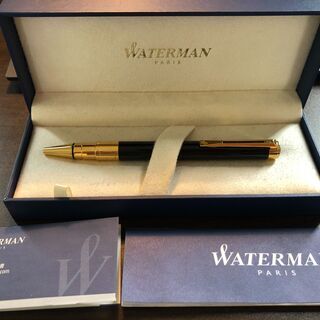 【未使用品】WATERMAN ウォーターマン ペン先18金　PERSPECTIVE パースペクティブ ブラックGT　ボールペン