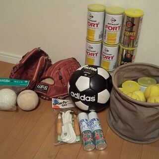 スポーツ用品、サッカーボール、ソフトボール、テニスボール、野球、...