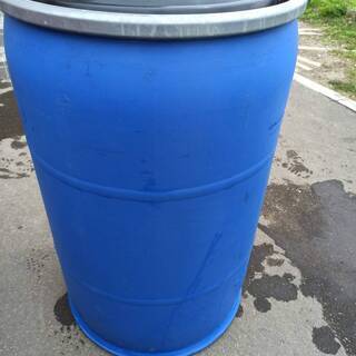 プラスチックドラム 200L（x 2個）オープンレバー付き 【公式通販】