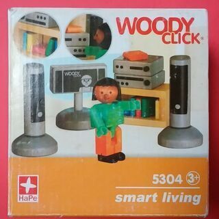 木のおもちゃ　WOODY CLICK smartliving未使用