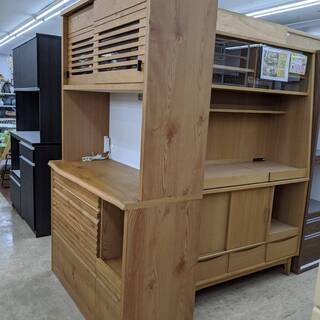 ☆美品☆ 河口家具 2面レンジボード　