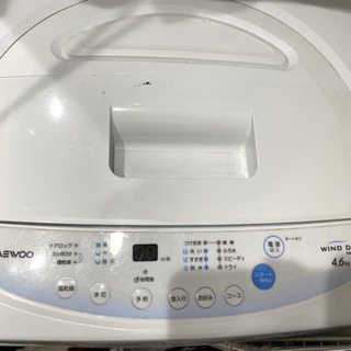 【ネット決済】【取引中】全自動洗濯機　DW-P46CB 　4.6...
