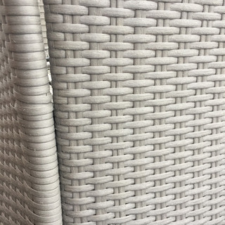 ★状態良いです★ オシャレなラタン調 ラウンジテーブルセット ガーデンテーブル テラステーブル ダイニングセット