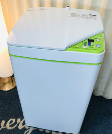 2019年✨美品清掃済み3.３キロ小型洗濯機風乾燥付き清掃済