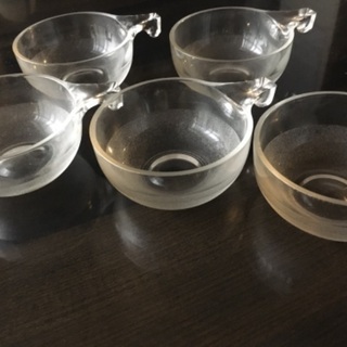 【ネット決済】昭和レトロ　冷製スープ皿　小鉢　サラダボウル5個セット