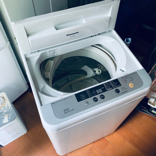 【極美品】【清掃・消毒済み】Panasonic 全自動洗濯機 送風乾燥付き 2015年 NA-F50B8