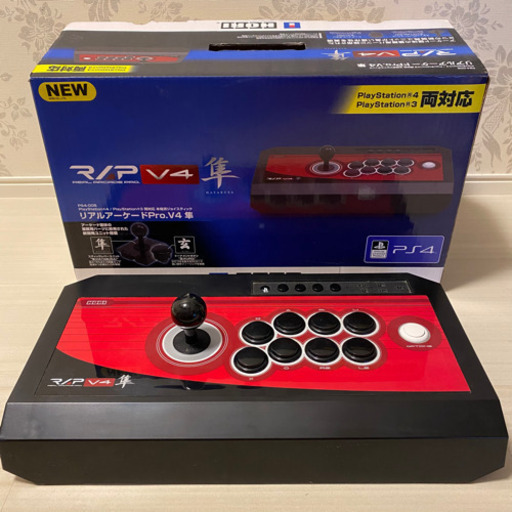 【完動品】【PS4/PS3HORIリアルアーケードPro.V4 隼