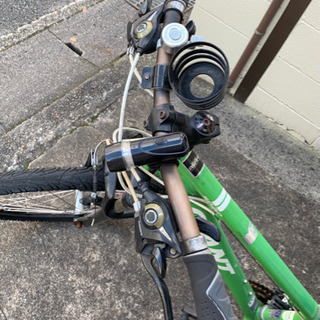 取引決定】引取限定 GIANT 変速付きマウンテンバイク 自転車グリーン 