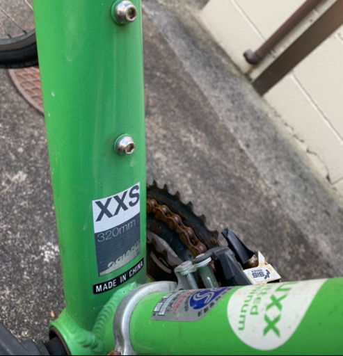 【取引決定】引取限定　GIANT 変速付きマウンテンバイク　自転車グリーン