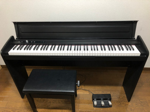 電子ピアノKORG/コルグ LP-180 ブラック+純正の高低自在イスPC-300のセット