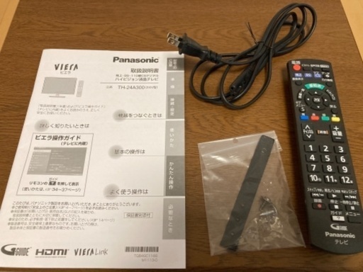 ②【取扱説明書あり】24V型 Panasonic液晶テレビ
