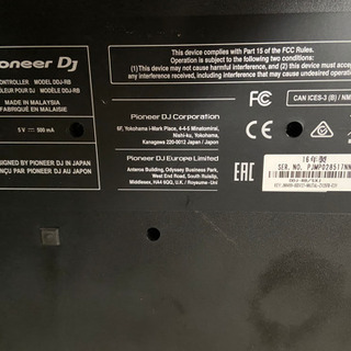 中古品 Pioneer DDJ-RB/SXJ DJコントローラ パイオニア Pioneer Dj 