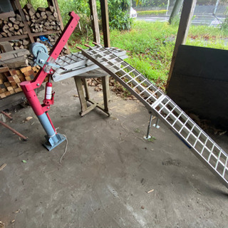 中古】アルミラダー2本セット