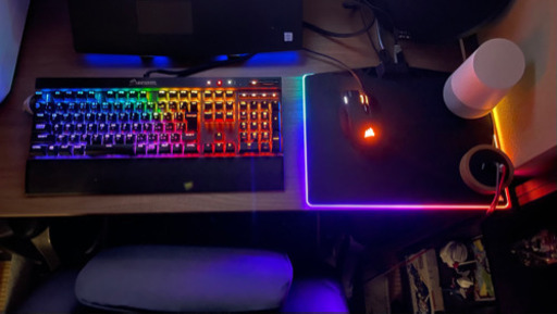 CORSAIR キーボード赤軸　マウス　マウスパッド　ゲーミング