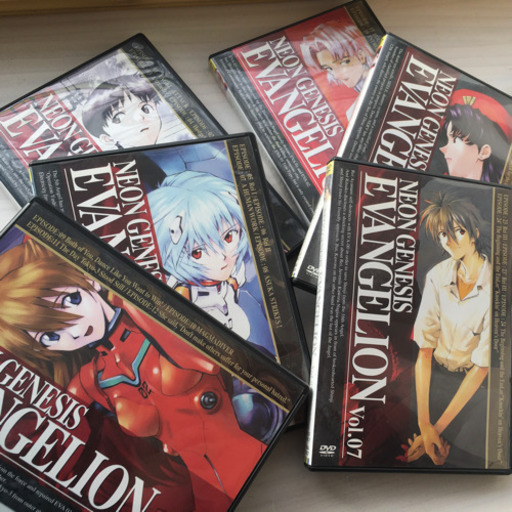 新世紀エヴァンゲリオン TVシリーズ　DVD1〜8、全８巻セット