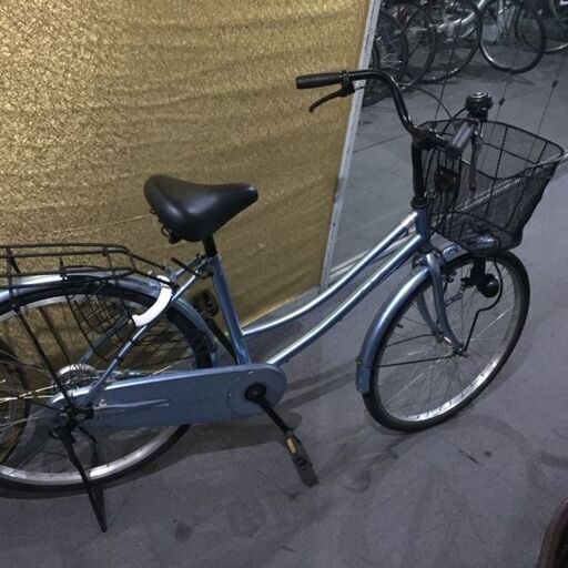 《レンタサイクル店使用　自転車整備士整備済み！》NO.73中古車　24インチ　シティサイクル ブルー