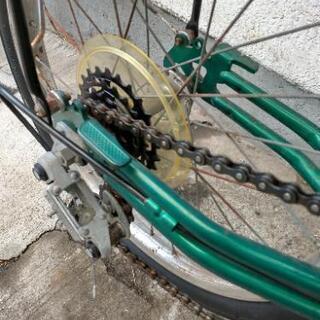 美品 SCOOMA スクーマ 折りたたみ自転車 16インチ 緑 レトロ 激レア】SCOOMA 折り畳み自転車 16インチ