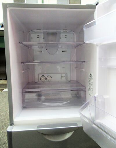 ☆日立 HITACHI R-27CS 265L 3ドアノンフロン冷凍冷蔵庫◇高さ変わるん棚