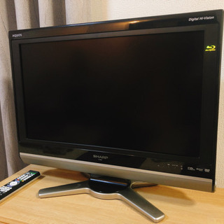 ☆美品☆シャープ26型液晶テレビ ブルーレイレコーダー内蔵