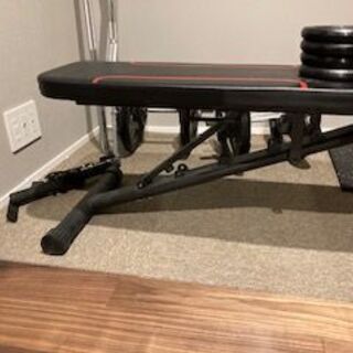 筋トレグッズ　一式　バーベル　ダンベル　ベンチ　バーベルサポート