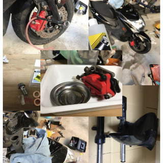 シグナス　3型　フロント周りオーバーホール