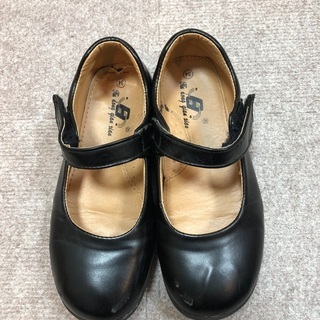 【値下げ】通学用革靴(21cm相当)