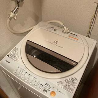 東芝　縦型洗濯乾燥機(洗濯6kg)AW-60GL(W) 2013年製