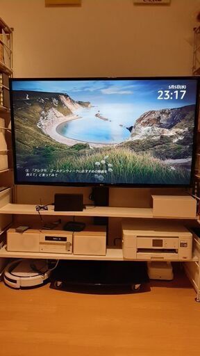 4k LGテレビ 2016年式 49uh6100 49インチ 壁寄せスタンド付き