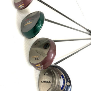 【SOLD OUT！】BRIDGESTONE等 ゴルフクラブ 全16本(本格ドライバー/パター 各2本含)セット＋ 純正バッグ付