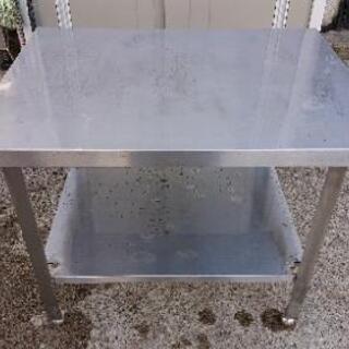 【美品】業務用ステンレス作業台 800×600×680