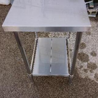 美品】業務用ステンレス作業台 630×480×890
