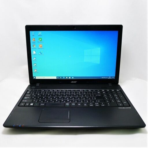 【送料無料】acer TRAVEL MATE P453 i5 4GB HDD250GB スーパーマルチ 無線LAN Windows10 64bit WPSOffice 15.6インチ 中古 中古パソコン 【中古】 ノートパソコン　商品番号10008651