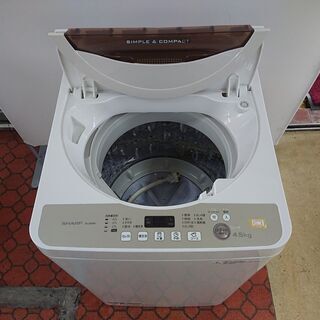 ID 967893　シャープ　4.5Kg　2016年製　ES-4E45R-C