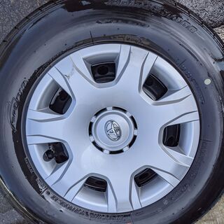 ハイエース 純正ホイール & ホイールカバー & タイヤ 4本セット (ほぼ