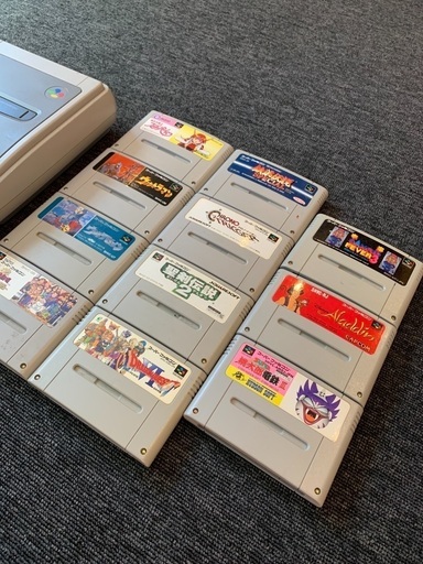 スーパーファミコン　一式　ゲームソフト付き