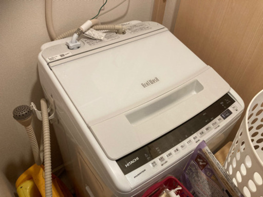 定価10.2万円【超美品】2019年製洗濯機7kg 日立ビートウォッシュ