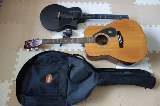 [値下げ]YAMAHA 光るギターEZ-AG アコースティックギターFG-401 セット 中古美品