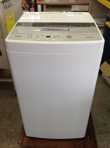 【最短即日配送可能！】4.5kg 全自動洗濯機　AQUA【9653200】