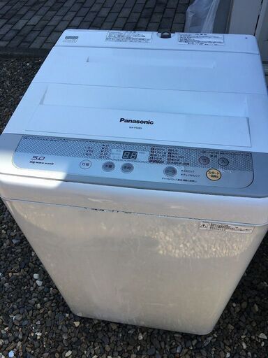 パナソニック 洗濯機 NA-F50B9 5Kg 2016年製 しっかりもみ洗いビックウェーブ洗浄 ビッグフィルター