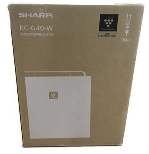 新品☆SHARP シャープ 加湿空気清浄機 KC-G40-W プラズマクラスター7000